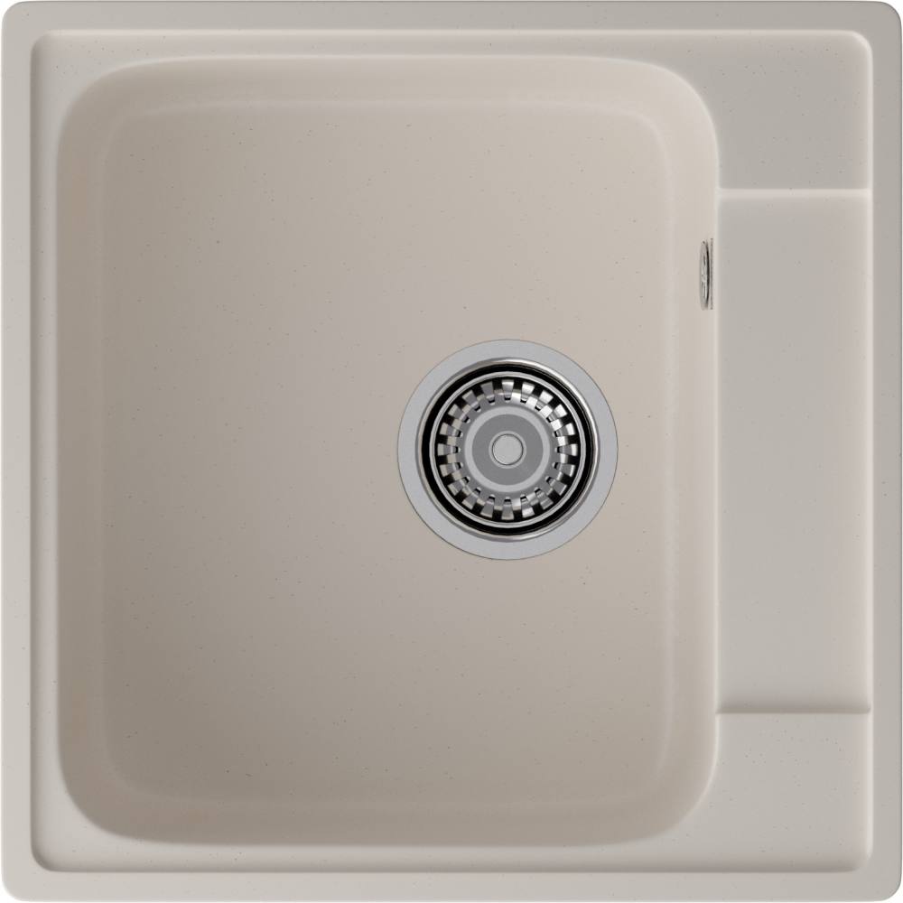 GranFest QUARZ (GF-Z48) Мойка для кухни 480*480мм (белый), фото 1